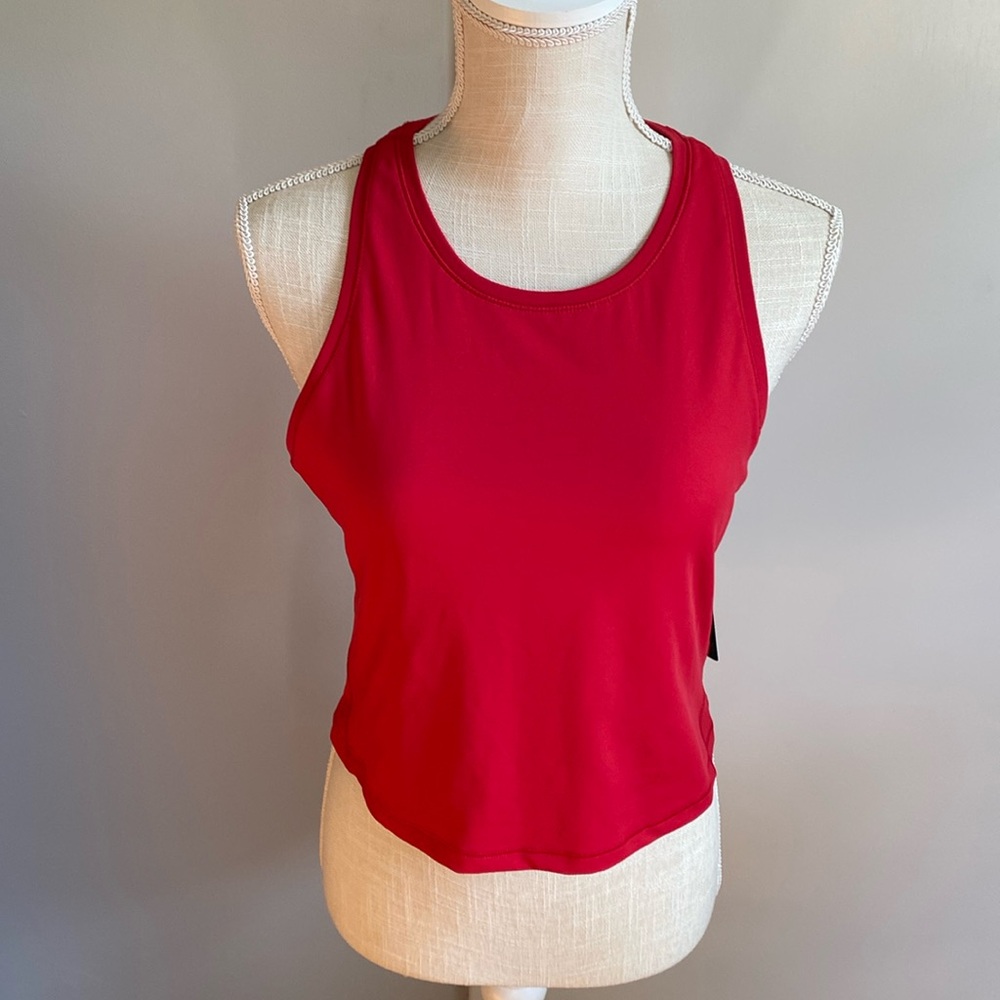 90 Degree By Reflex Red Tank Top NWT